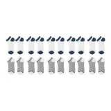 10 пар (5 белых + 5 светло-серых)