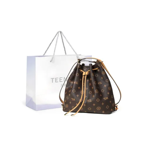 teenmix ПВХ Вода Баки Одно плечо Через плечо Подмышечный Портативный Рюкзак Обычный Женский Многоцветный