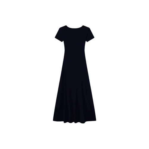 Mu Qingqing Короткий рукав Платье Женское