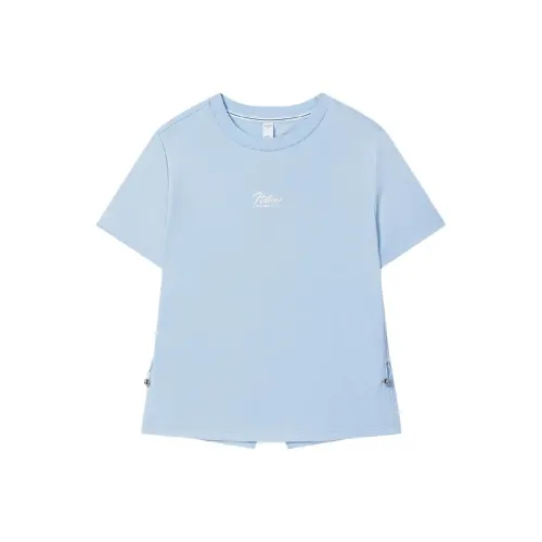 FILA Белый Синий LB Женские Футболки