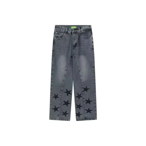 WOKXSS Синие Унисекс Джинсы