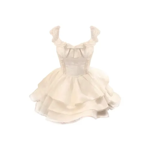 STGX Абрикос Женские Платья без рукавов