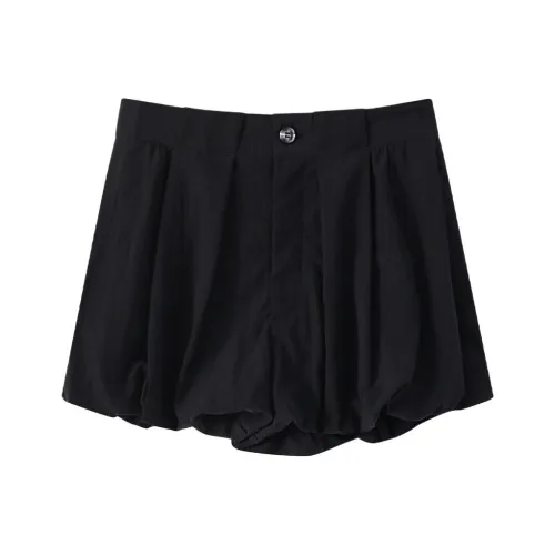 XIMENG Черные Женские Повседневные Шорты