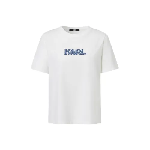 KARL LAGERFELD SS25 Стандартная T-рубашка Женская