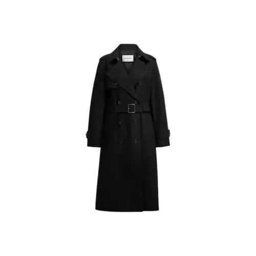 COACH Черный Женский Тренч