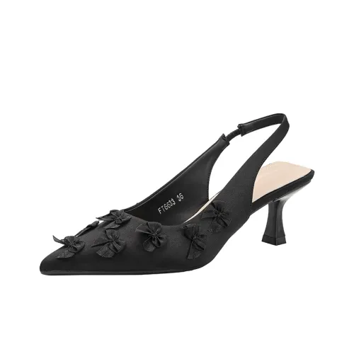 YAFEI XUANYU Узкий каблук высокий каблук 6 см женский