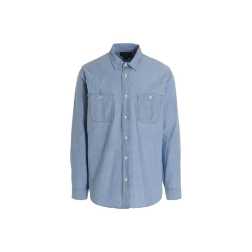 Filson Светло-Синие Мужские Рубашки