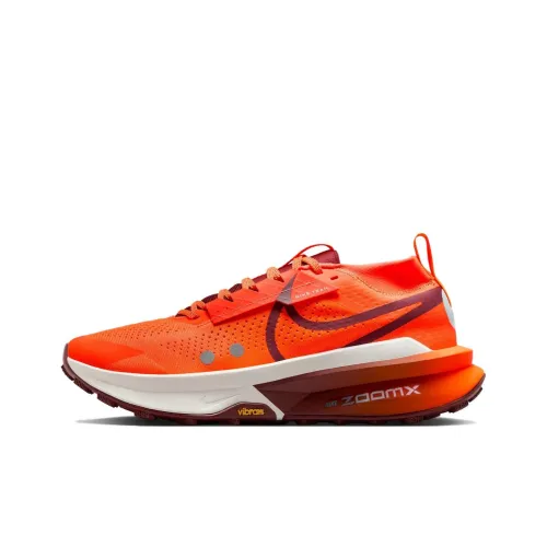 Nike Zegama 2 Устойчивый к истиранию Низкий Топ Повседневная Беговая Обувь Мужская Красная