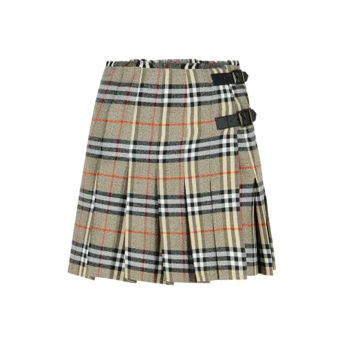 Burberry Повседневные короткие юбки Женские Серый