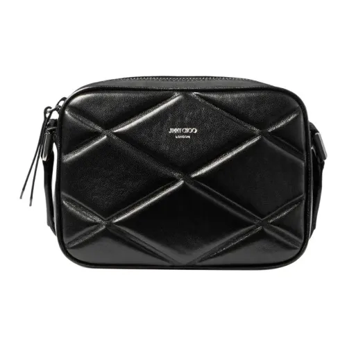 Jimmy Choo Сумка через плечо из кожи маленькая женская черная