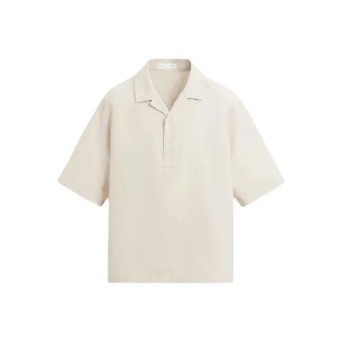 ZARA Бежевый Мужской Поло