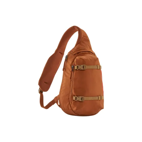Patagonia 8L Crossbody Бананка Outdoor Сумка Переработанный Полиэстер Оранжевый Унисекс
