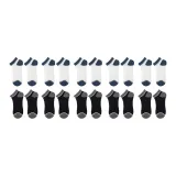 10 пар (5 белых + 5 черных)