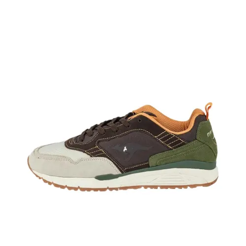 KangaROOS Ultimate Casual Низкий Топ Коричневый Зеленый Мужской