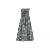 Чёрная юбка в клетку