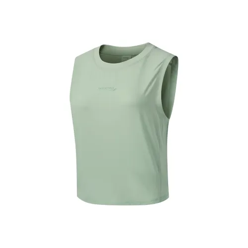 Saucony Зеленые Женские Майки