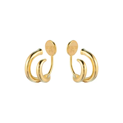 EAR PARTNER Медная нижняя заколка On Серьги Женские