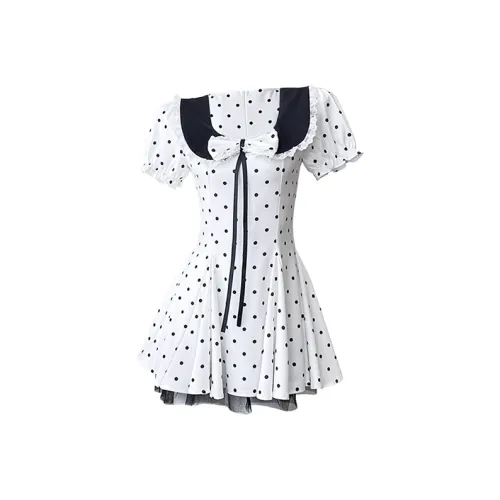 MO VOICE Короткий рукав Платье Женское