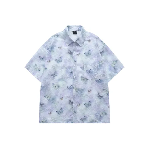 51XXHA Светло-синий Унисекс Рубашки