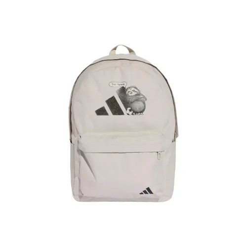 Adidas Polyester Backpack Unisex Beige