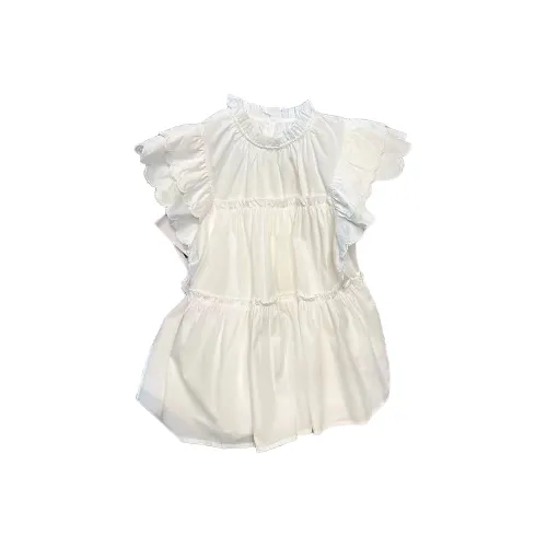 FUSHENG Бабydoll Рубашка Однотонная Женская Рубашка