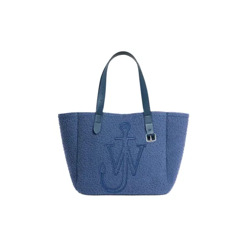 JW Anderson Шерсть Тоут Сумка Сумка для покупок Сумка Обычная Унисекс Джинсовый синий