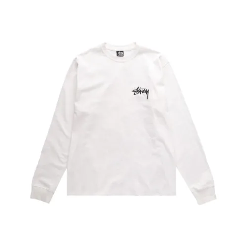 Stussy Белый Мужской T-Рубашки