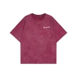 Бордовый Tie-Dye Гипсофила (Белый Логотип)