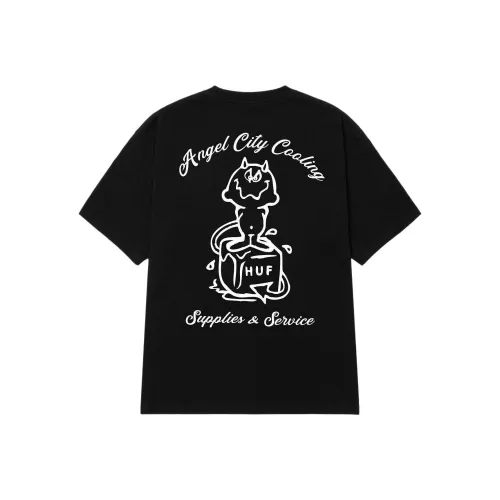 HUF Черная унисекс футболка