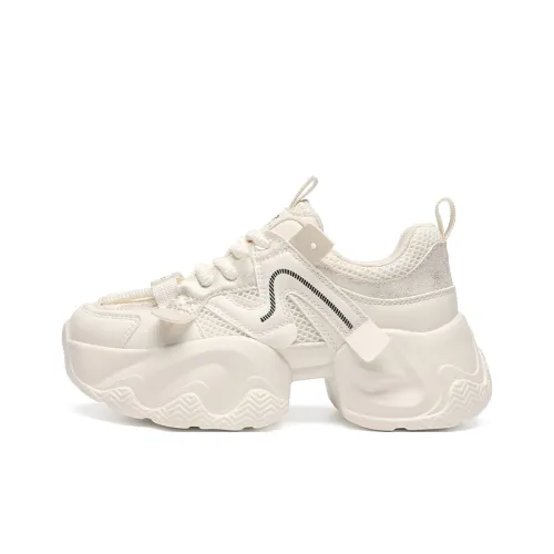 ZHR Маленькая круглая подвеска Устойчивая к истиранию Дышащая Низкий топ Кроссовки с толстой подошвой Женские