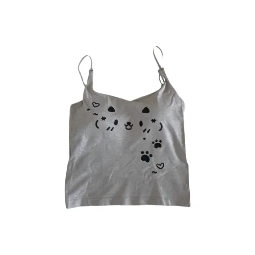 ECONICE Серый Персонаж Женская Камисоль