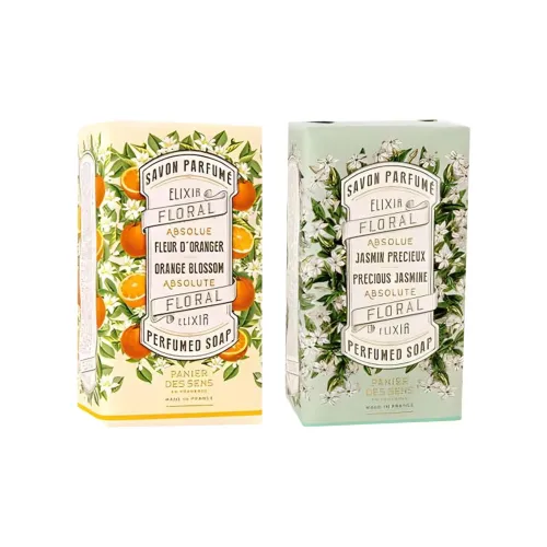 PANIER DES SENS Neroli Jasmine Твердое Мыло для Ухода 150г+150г Аромат Жасмин