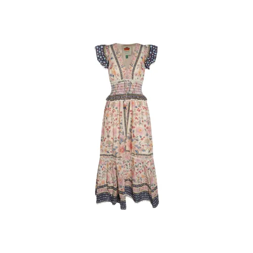 FARM Rio Короткий рукав Платье Женское Многоцветное