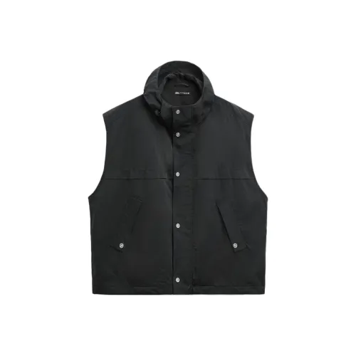 ZARA Мужские черные жилеты