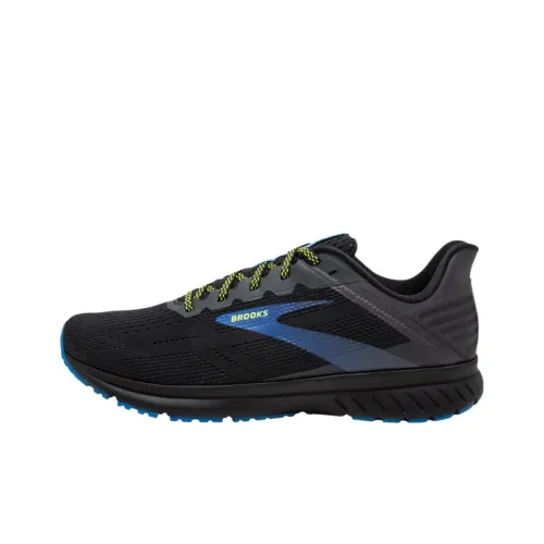 Brooks ANTHEM 5 Устойчивые к истиранию Низкие Беговые кроссовки Мужские Черные Синие