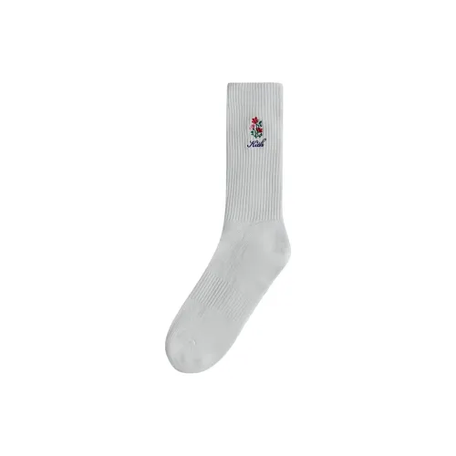KITH Collaboration 1 Pack White Men's MID Shin Socks