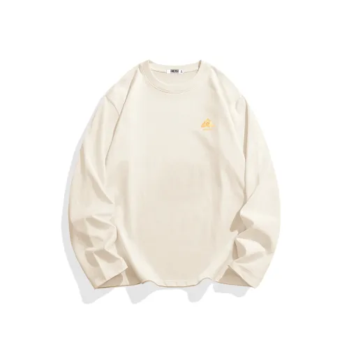 ONE PIECE Круглый вырез Прямой крой Длинный рукав Т-рубашка Унисекс