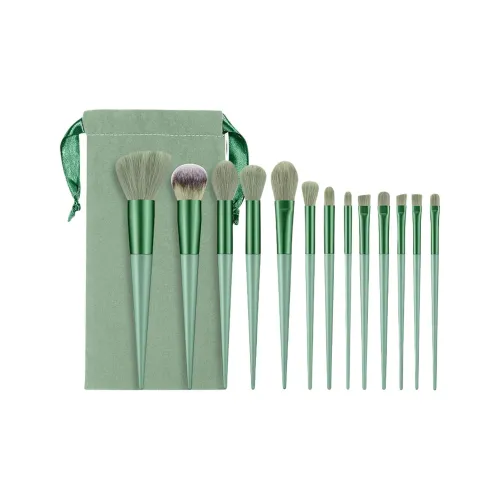 YUMOYUAN Набор кистей для макияжа из 13 штук с одеждой портативный пудра румяна кисти для теней для век полный комплект