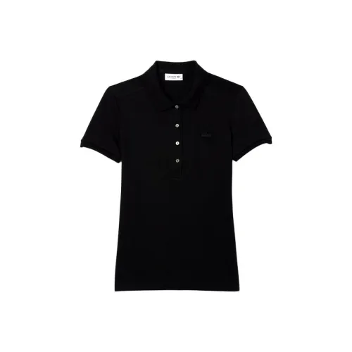 LACOSTE Поло Женское Черное