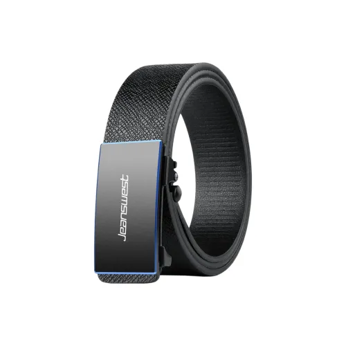 JEANSWEST Ремни из спилок коровьей кожи Мужской 3,5 см