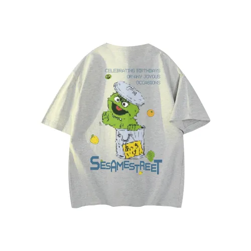 Улица Сезам Короткий рукав T-рубашки Унисекс