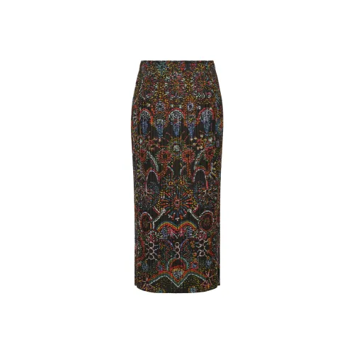 PLEATS PLEASE ISSEY MIYAKE Повседневная длинная юбка женская черная