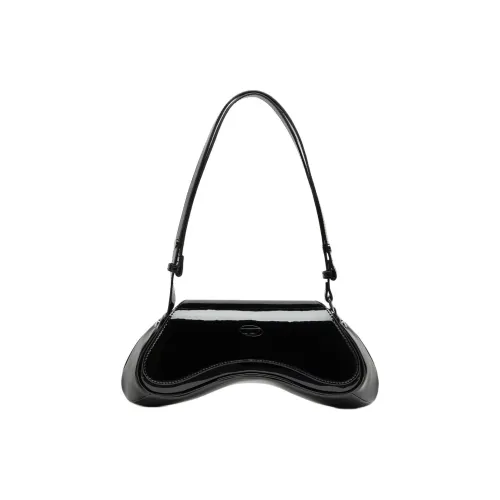 DIESEL Полиуретан Сумка Сумка через плечо Женская Черная