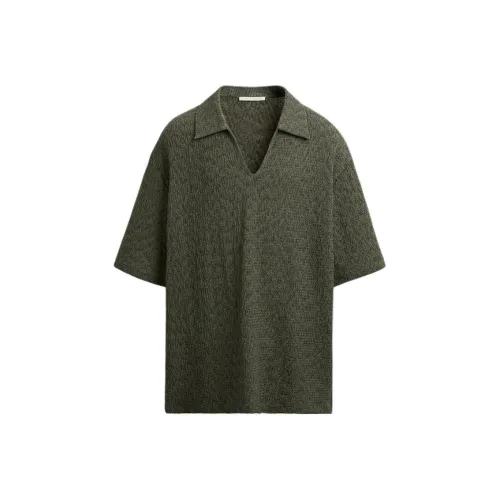 ZARA Зеленая Мужская Поло