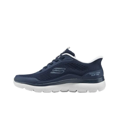 Skechers Sport МЕЧЫЙ Низкий Топ Casual Мужской Морской Синий