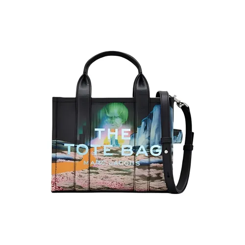 MARC JACOBS X Волшебник страны Оз Коровья кожа Тоут Сумка Сумка для покупок Сумка Маленькая Женская Черная Многоцветная