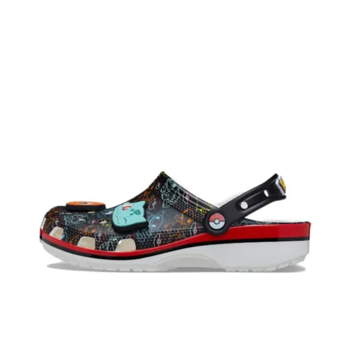 Pokémon x Crocs Классическая саба Унисекс Черный