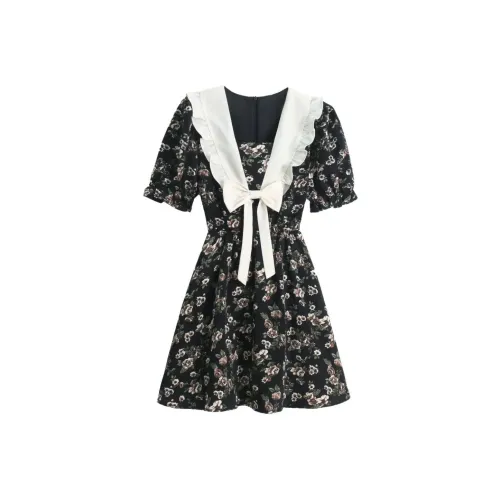 Giyu Короткий рукав Платье Женское