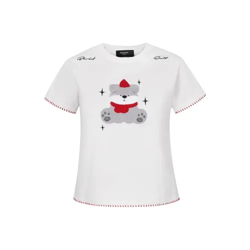 XIAOLIZI Белые Женские Футболки