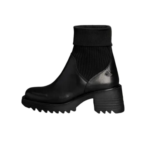 CKJ CALVIN KLEIN JEANS Preto Ботильоны Женские Черный